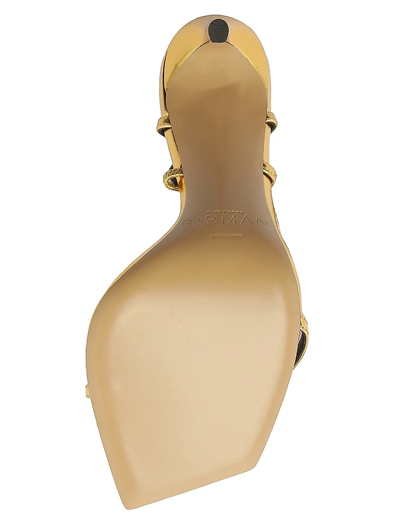 Amanda 100MM Patent Leather Sandals