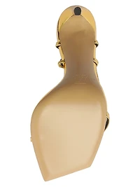 Amanda 100MM Patent Leather Sandals