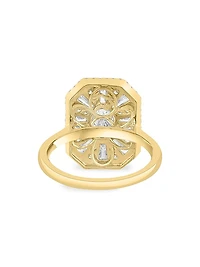 14K Yellow Gold & 1.35 TCW Lab-Grown Diamond Ring