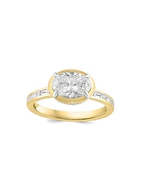 14K Yellow Gold & 1.95 TCW Lab-Grown Diamond Ring