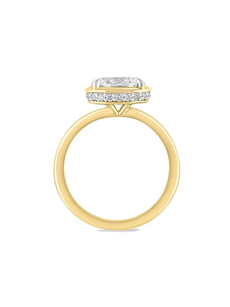 14K Yellow Gold & 1.95 TCW Lab-Grown Diamond Ring
