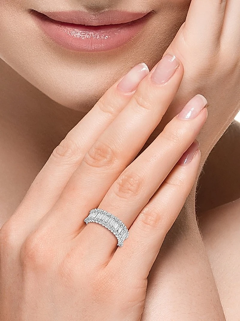 14K White Gold & 2.24 TCW Lab-Grown Diamond Ring