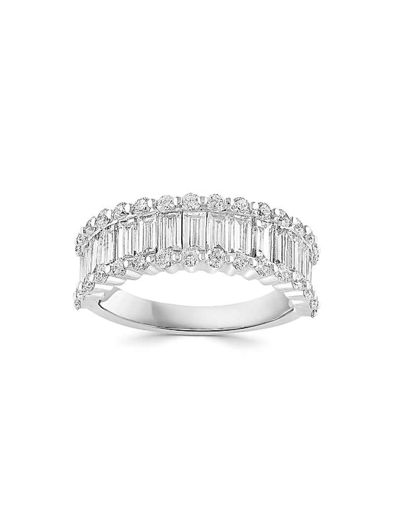 14K White Gold & 2.24 TCW Lab-Grown Diamond Ring