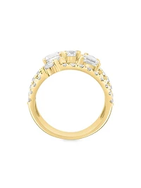 14K Yellow Gold 2.13 TCW Lab-Grown Diamond Multi-Band Ring