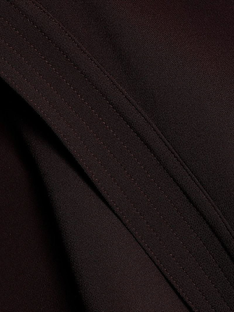 Angie Wrap-Front Midi-Dress
