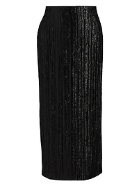 Sequined Pencil Skirt