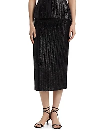 Sequined Pencil Skirt