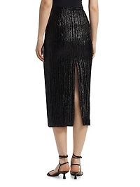 Sequined Pencil Skirt