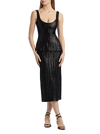 Sequined Pencil Skirt