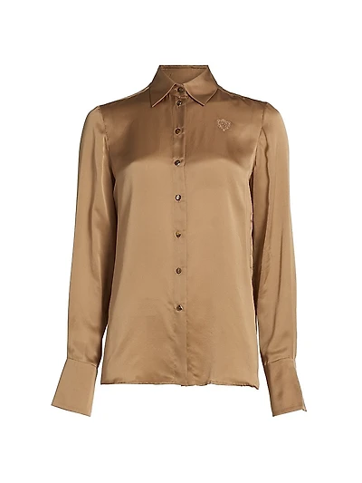 Hypnotic Silk Satin Shirt