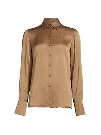 Hypnotic Silk Satin Shirt