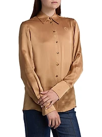 Hypnotic Silk Satin Shirt