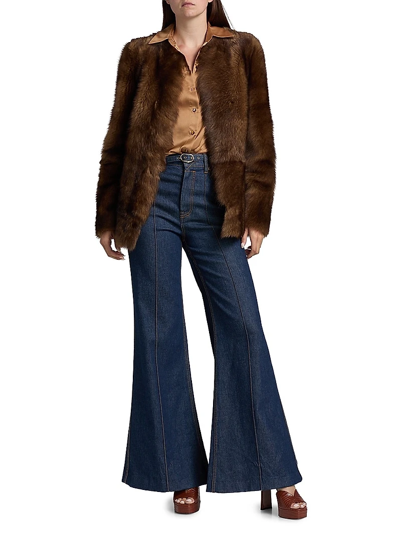 Hypnotic Silk Satin Shirt