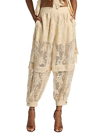 Hypnotic Lace Harem Pants