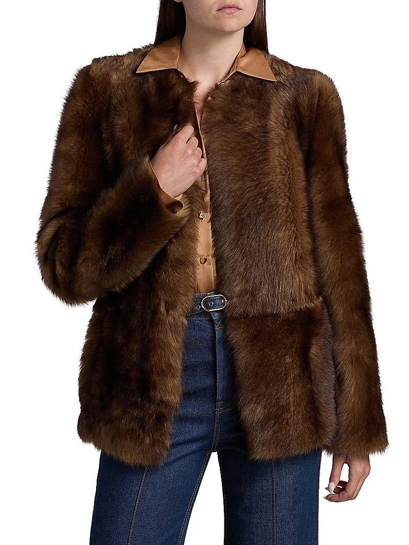Hypnotic Tip Shearling Jacket