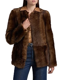 Hypnotic Tip Shearling Jacket