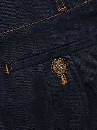 Hypnotic Tailored Wide-Leg Denim Pants