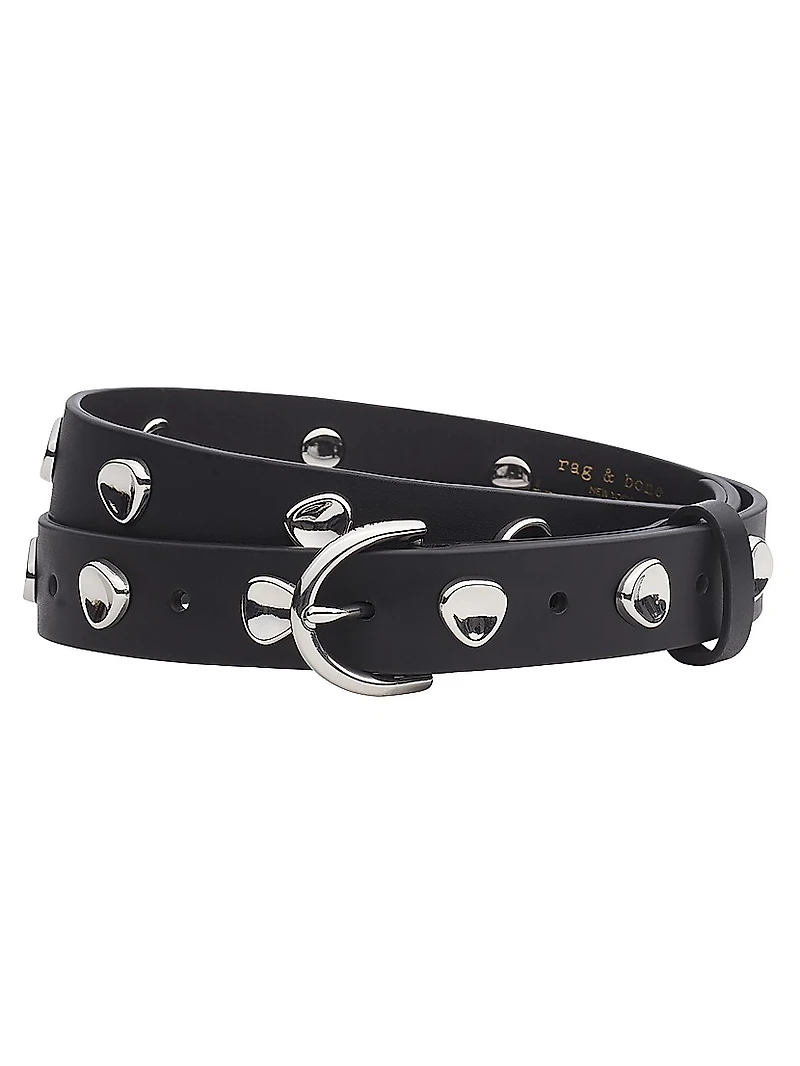 Brynn Studded Leather Belt