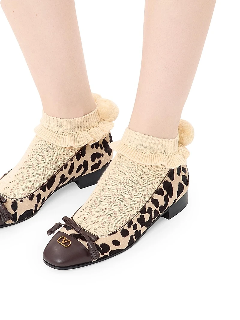 Valet Du Roi 25MM Ballerinas Pony-Effect Calfskin