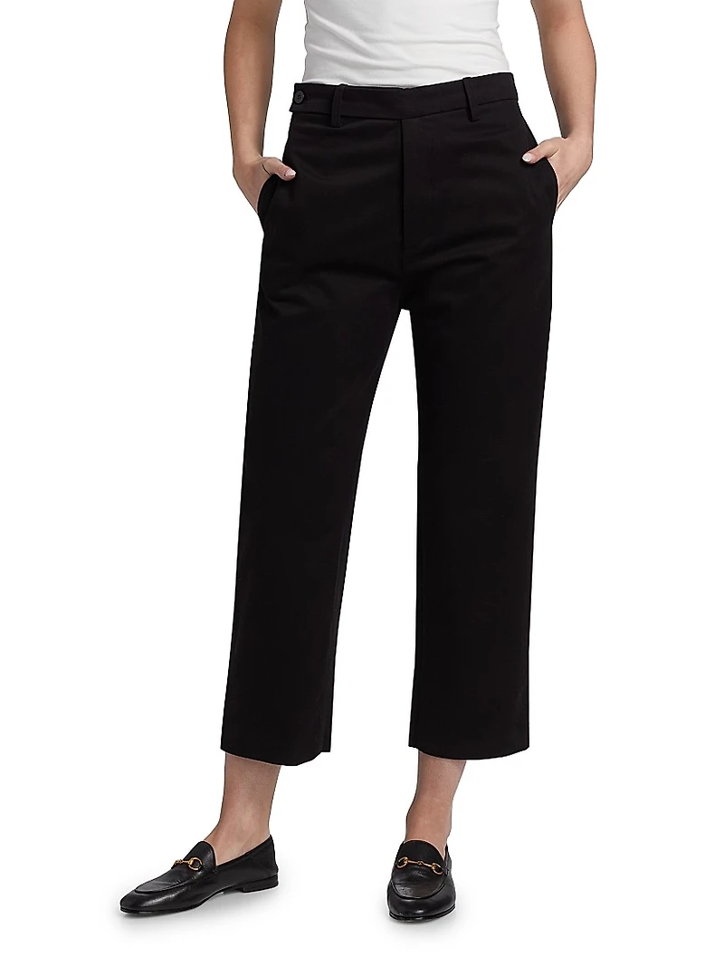 The Waist Tape Straight Trousers