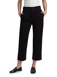 The Waist Tape Straight Trousers