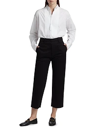The Waist Tape Straight Trousers