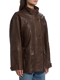 Anorak Leather Jacket