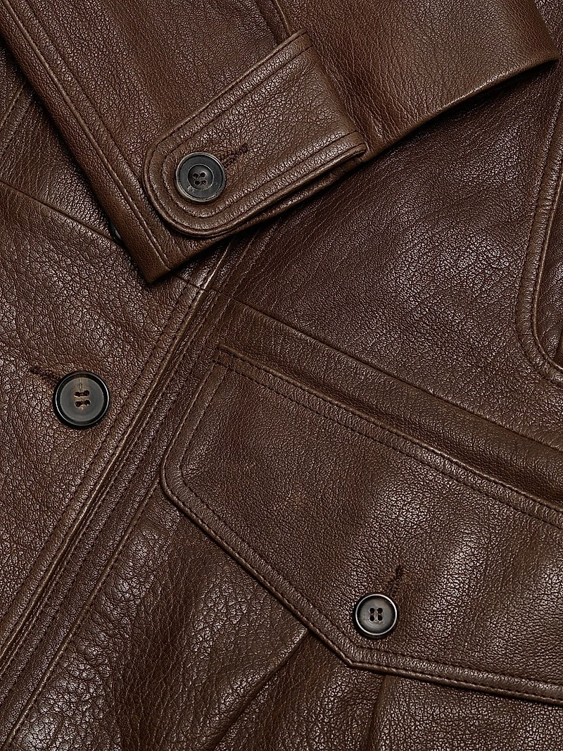Anorak Leather Jacket
