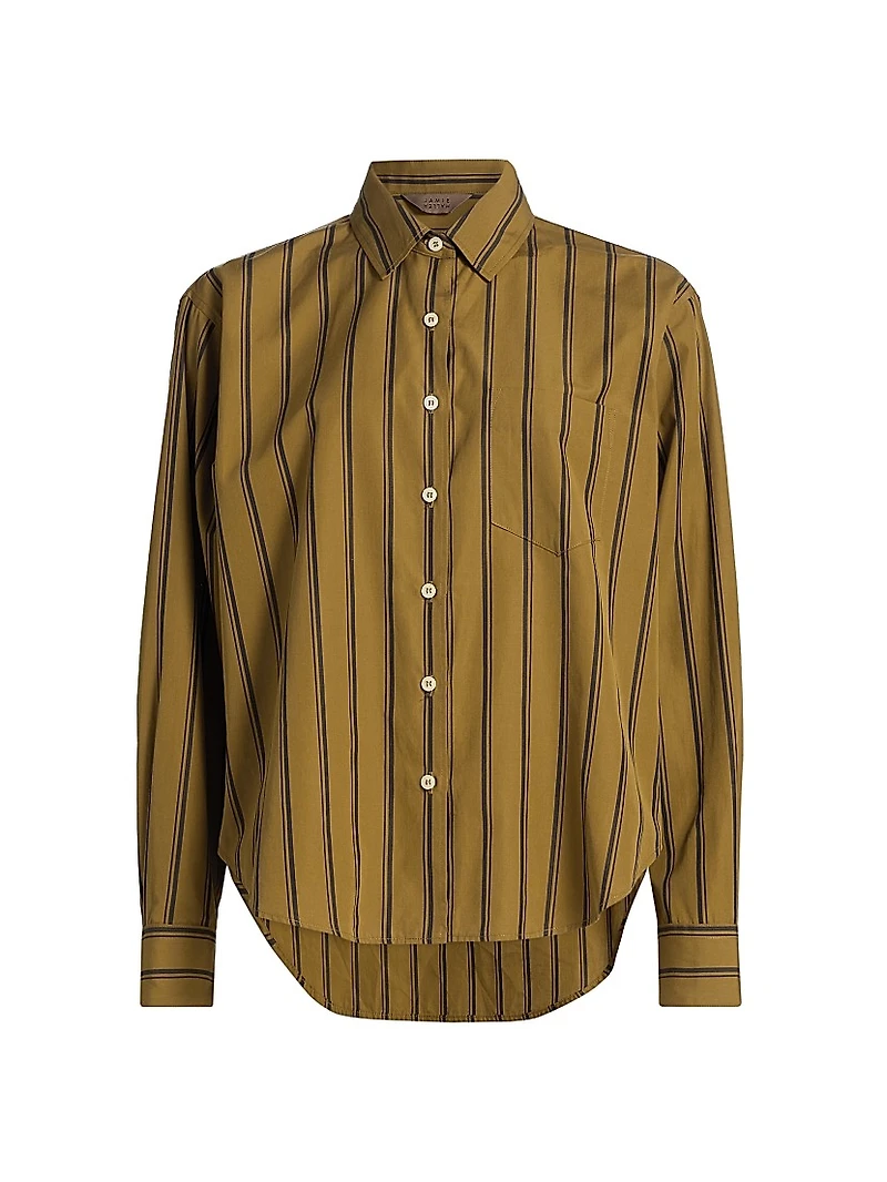 The Weekend Striped Cotton Shirt