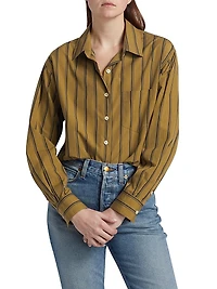 The Weekend Striped Cotton Shirt