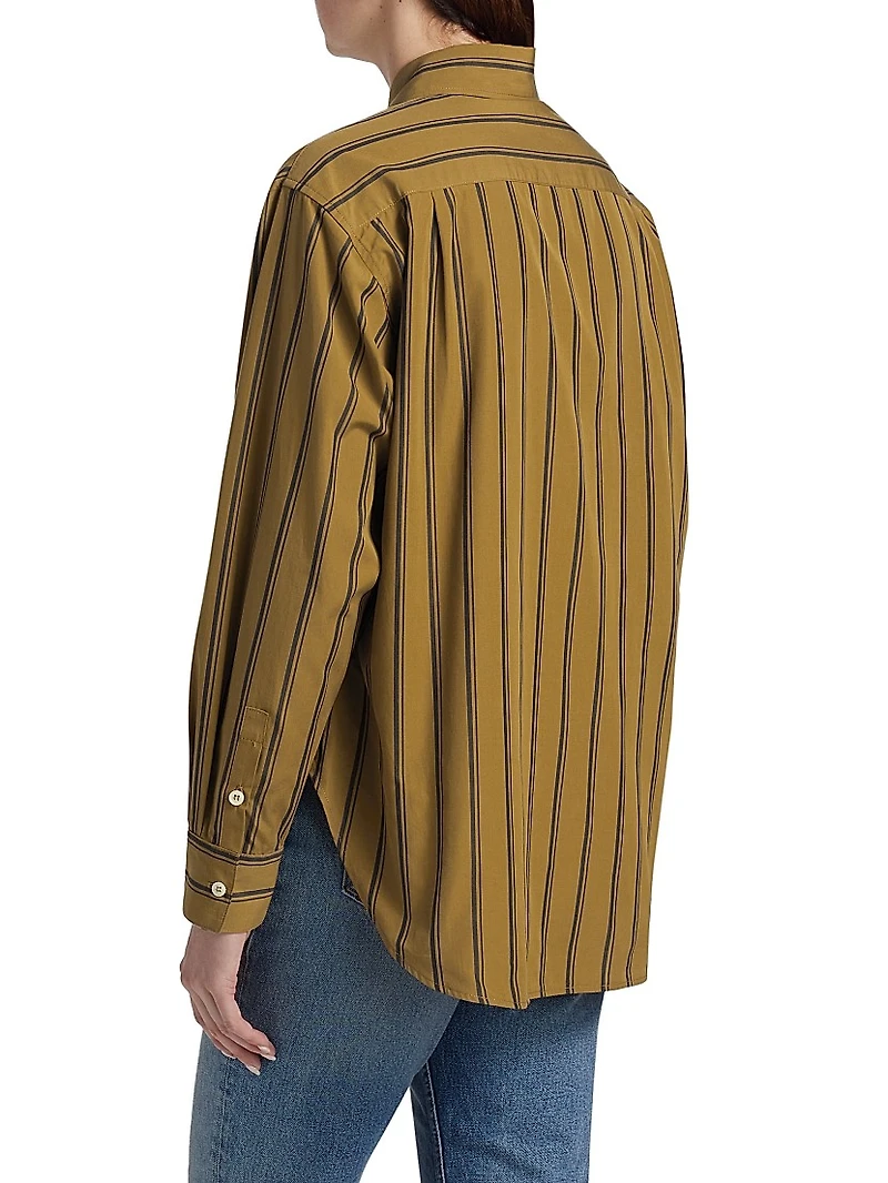 The Weekend Striped Cotton Shirt
