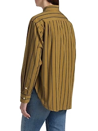 The Weekend Striped Cotton Shirt