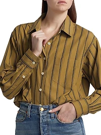 The Weekend Striped Cotton Shirt