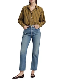 The Weekend Striped Cotton Shirt