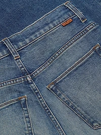 Palazzo Mid-Rise Wide-Leg Jeans
