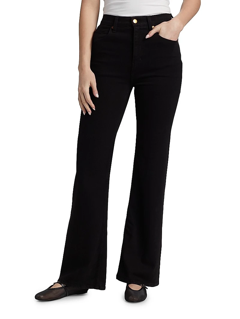 The Crease Relaxed-Flare Jeans