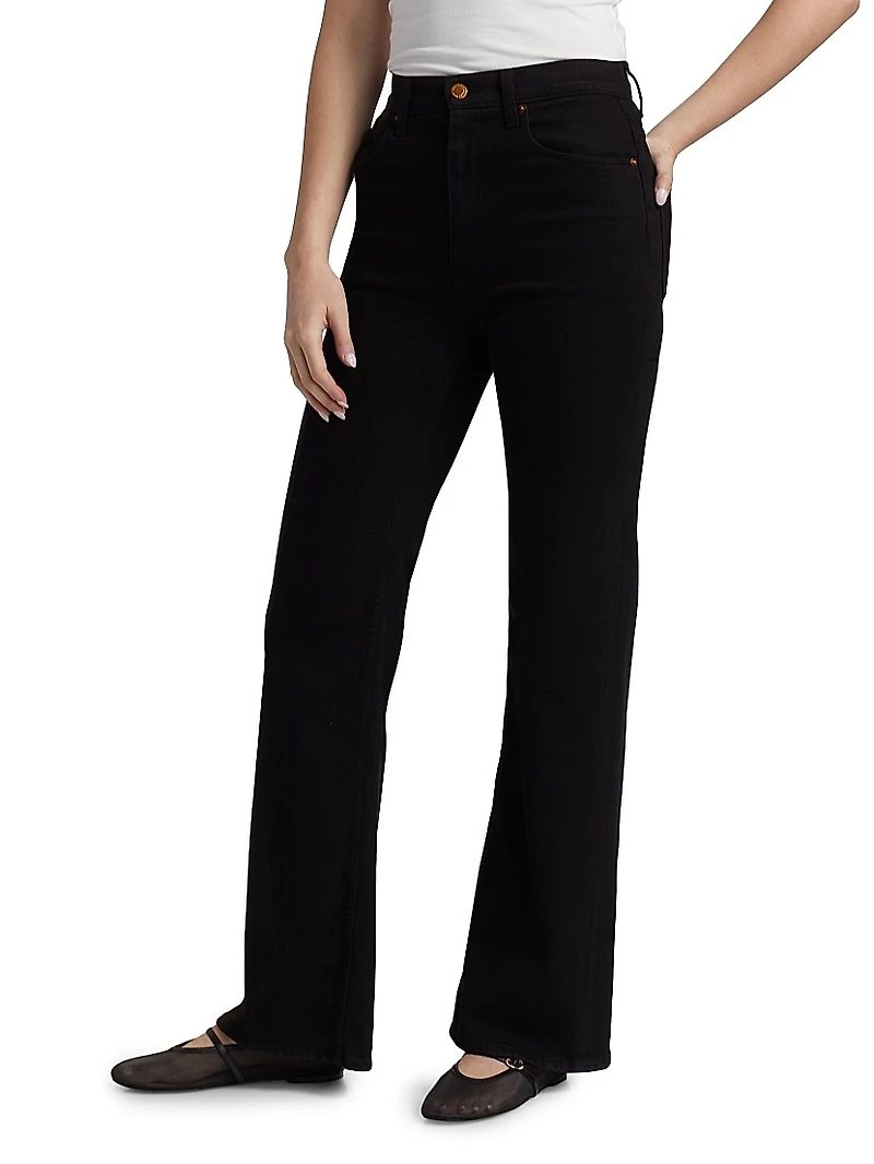 The Crease Relaxed-Flare Jeans