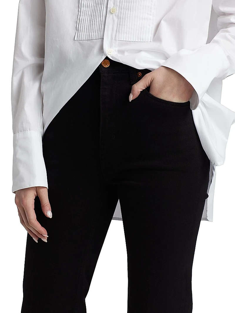 The Crease Relaxed-Flare Jeans