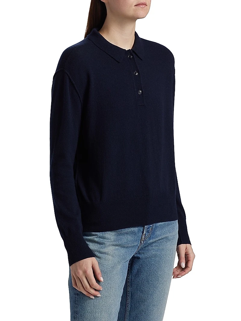 Cashmere Polo Sweater