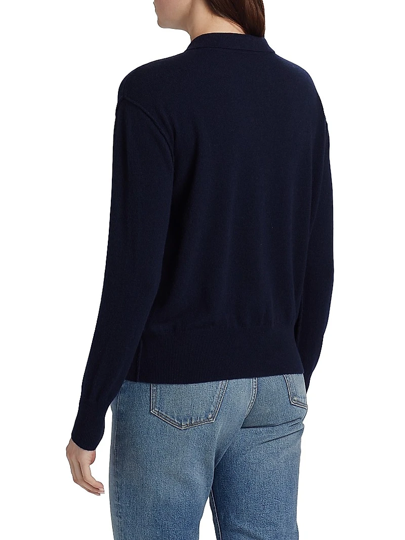 Cashmere Polo Sweater