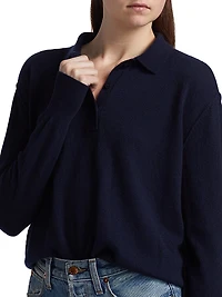 Cashmere Polo Sweater
