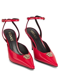 85MM Patent Leather Medusa Pumps