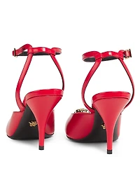 85MM Patent Leather Medusa Pumps