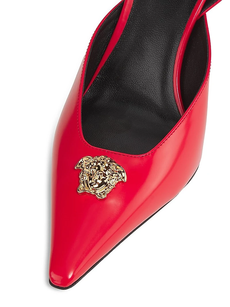 85MM Patent Leather Medusa Pumps