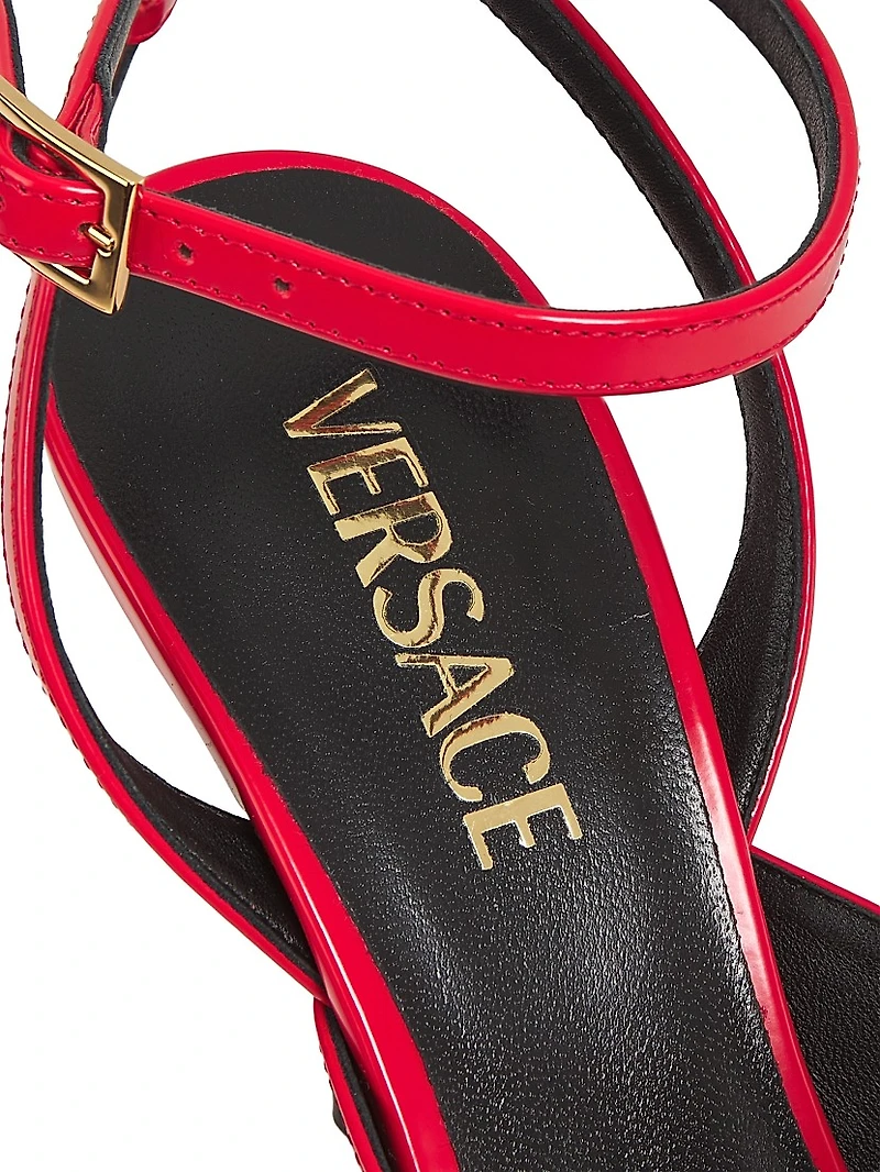 85MM Patent Leather Medusa Pumps