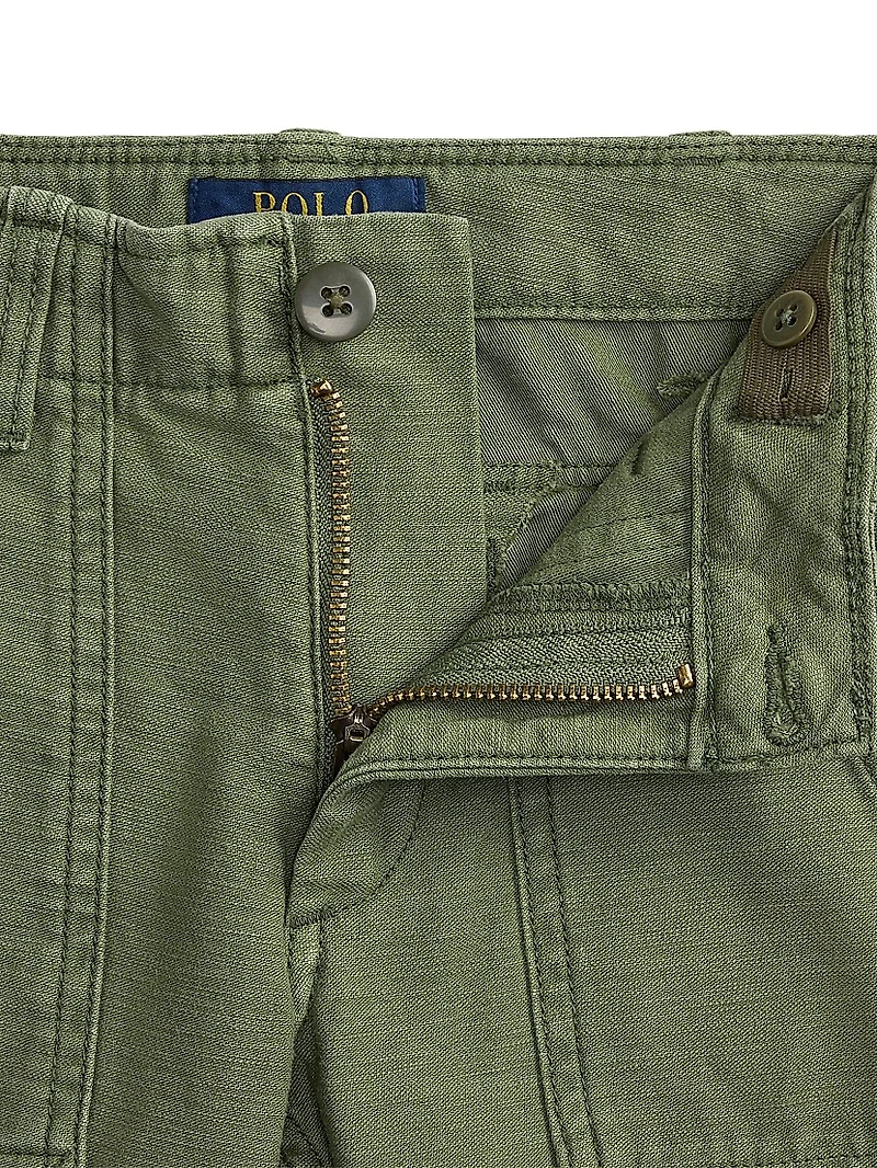 Little Kid's & Ricky Reverse Sateen Cargo Pants