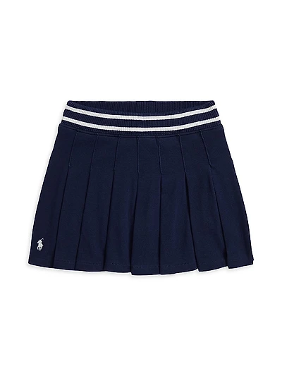 Little Girl's Jersey Pleated Skirt