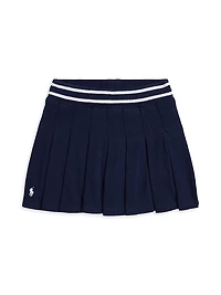 Little Girl's Jersey Pleated Skirt