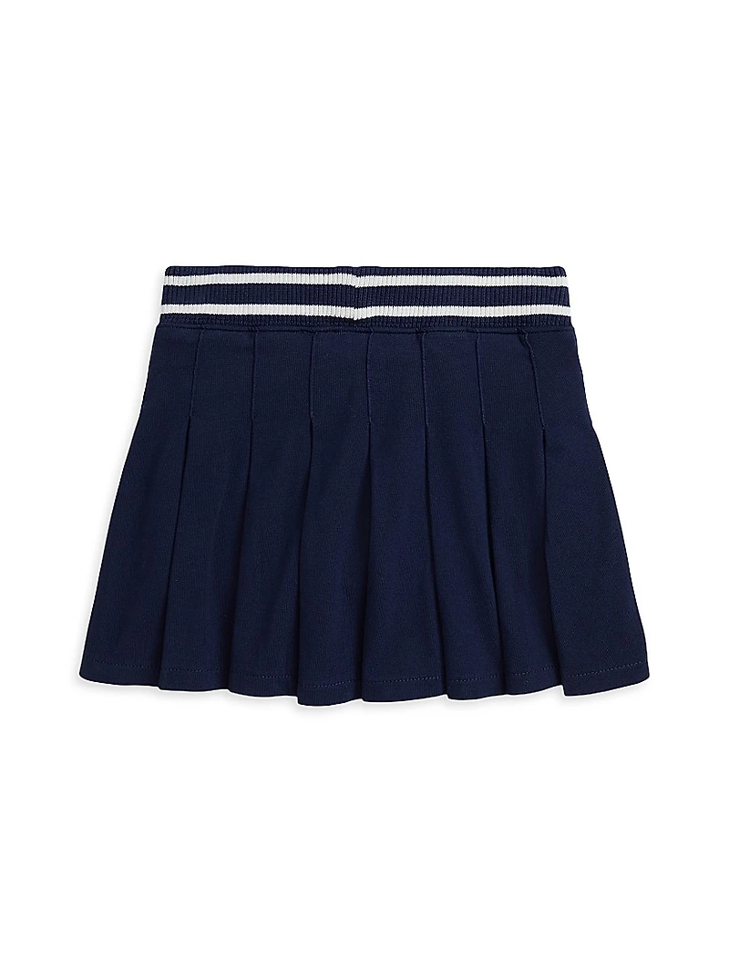 Little Girl's Jersey Pleated Skirt