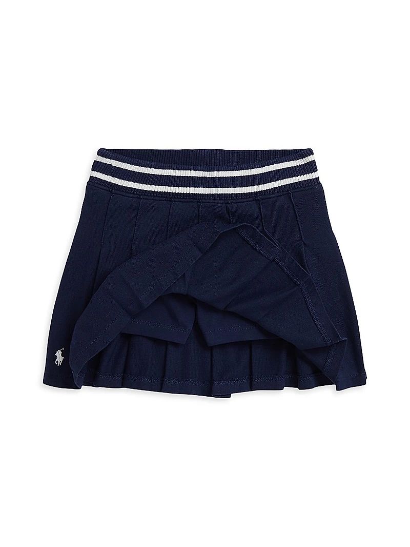 Little Girl's Jersey Pleated Skirt